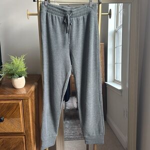 Gray Women's Jogger Pants and Matching Sweater Set